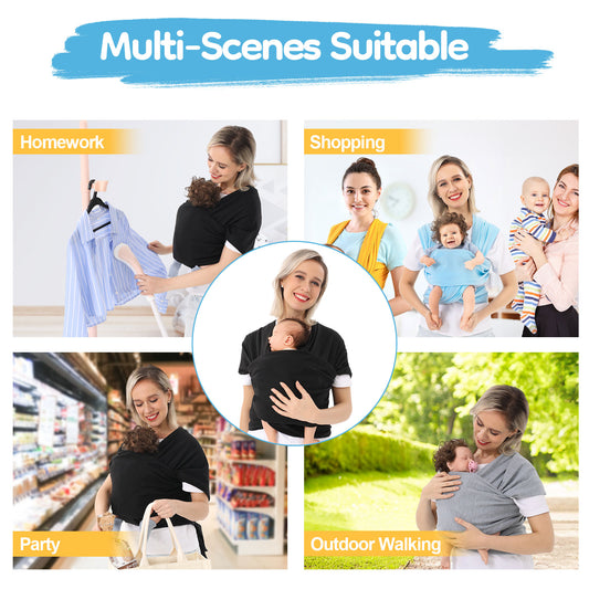 Baby Carrier Front Wrap Scarf Baby Carrier Bag Multi-functional Baby Carrier Front And Back Dual