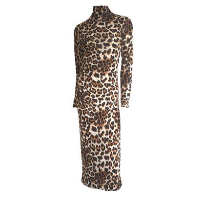 New Long-sleeve High-waisted Sexy Dress