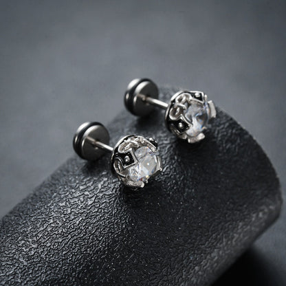 New Fashion Trendy Men's Ear Studs & Ear Cuffs, Personality All-Match Earrings For Women, High-End Luxury Jewelry Accessories
