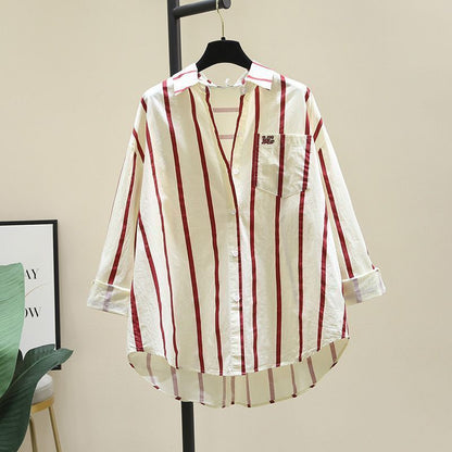 Korean-style Loose Casual Long-sleeve Shirt Sun-protective Top