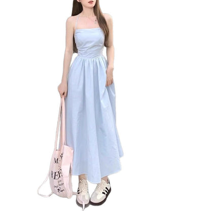 Womens Slim-Fit Waist-Cinching Figure-Lifting Slip Dress