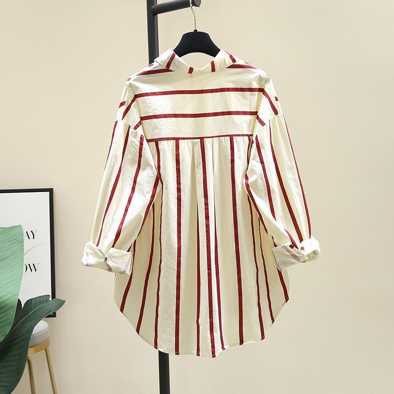 Korean-style Loose Casual Long-sleeve Shirt Sun-protective Top