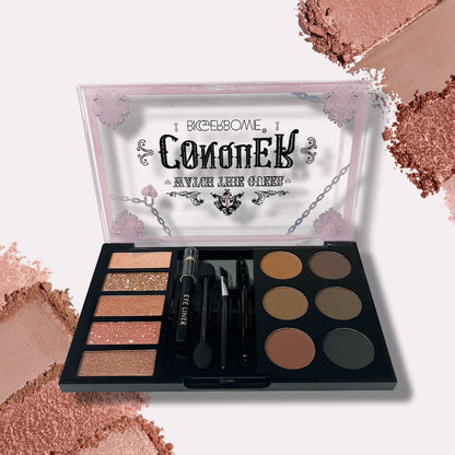 Eyebrow Enhancers Cream Powder Palette,Eyebrow Powder And Eyebrow Card