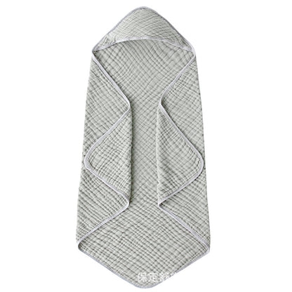 Hooded Baby Towels For Newborn Muslin Cotton Baby Bath Towel With Hood For Babies, Infant, Toddler And Kids, Large 90x90cm, Soft And Absorbent Newborn Essential