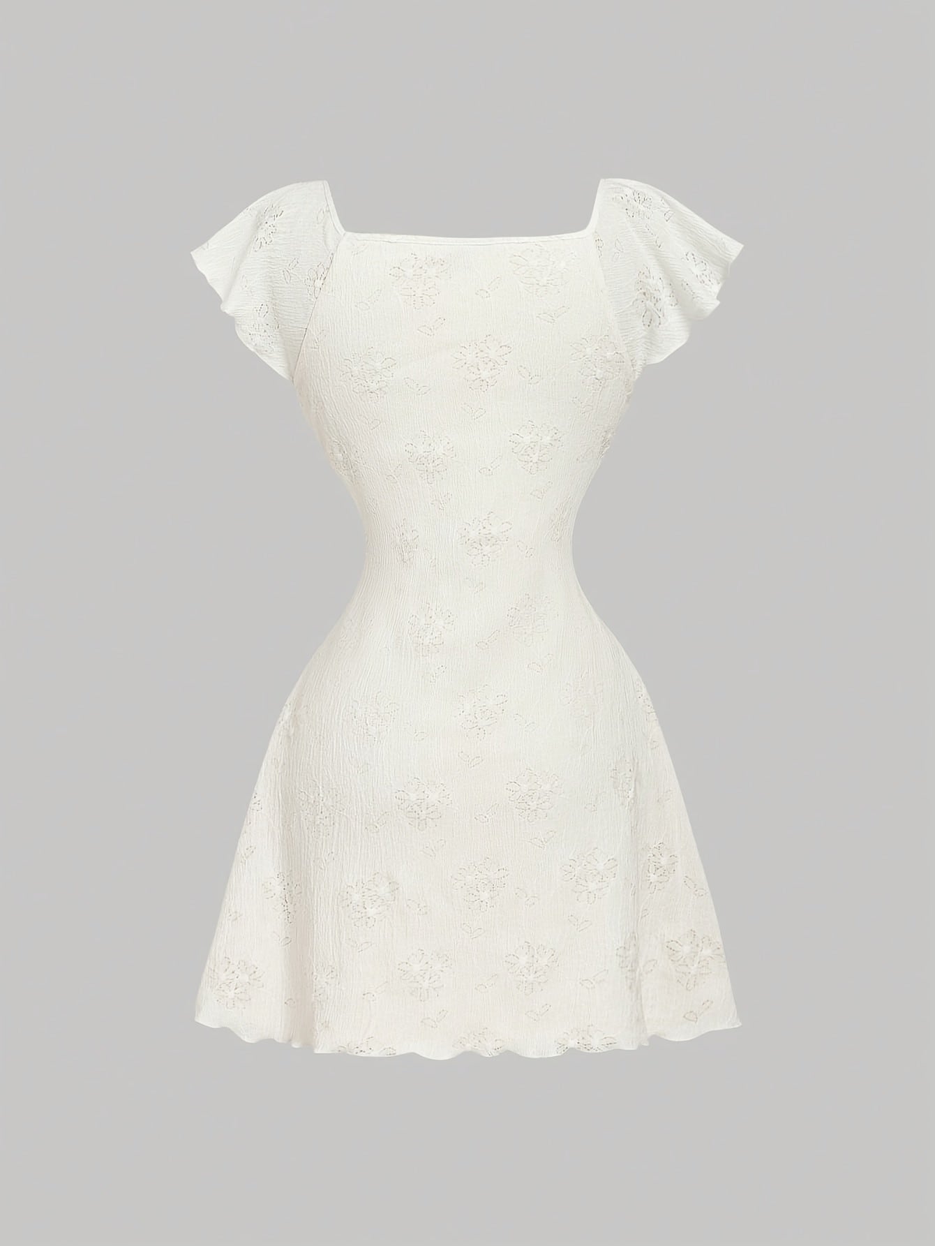 Women's New Summer French Style Romantic Elegant Ruffled Tie Waist Mini Dress Suitable For Going Out And Dating