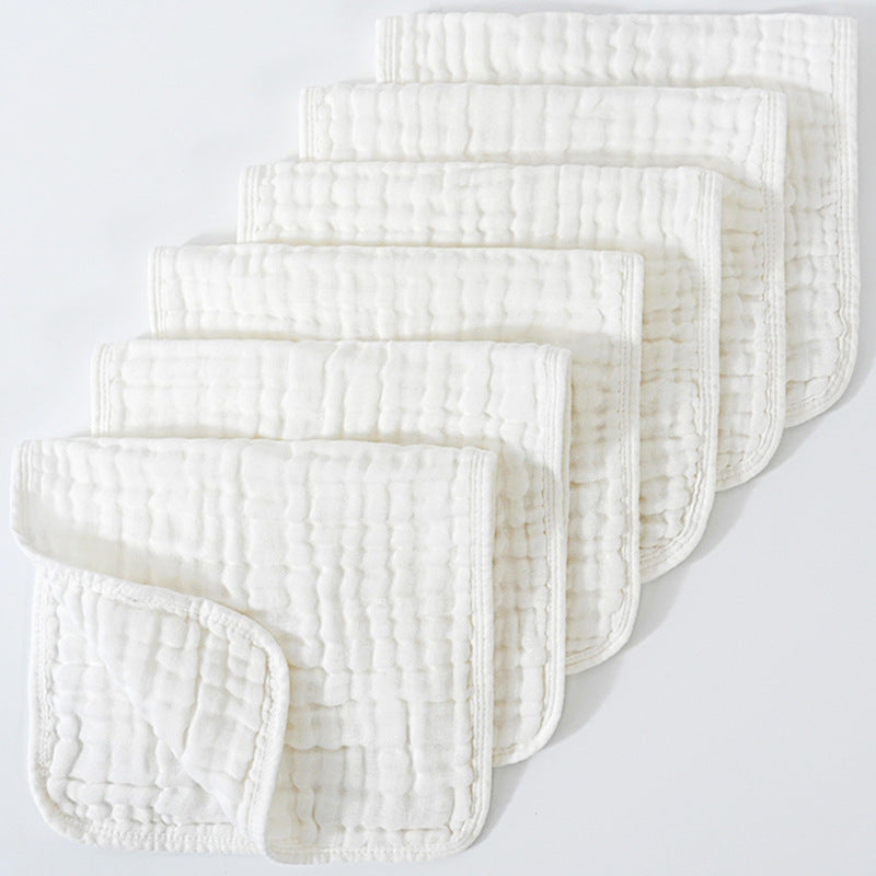 Muslin Burp Cloths, Cotton, Large 25x50cm, Extra Soft & Absorbent, 6-Pack Baby Burping Cloth For Boys & Girls  9 Color Options
