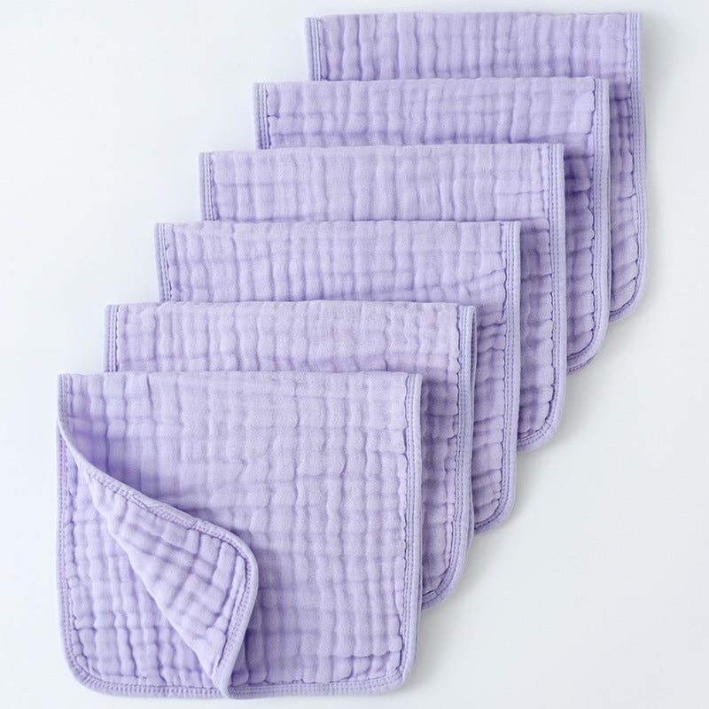 Muslin Burp Cloths, Cotton, Large 25x50cm, Extra Soft & Absorbent, 6-Pack Baby Burping Cloth For Boys & Girls  9 Color Options