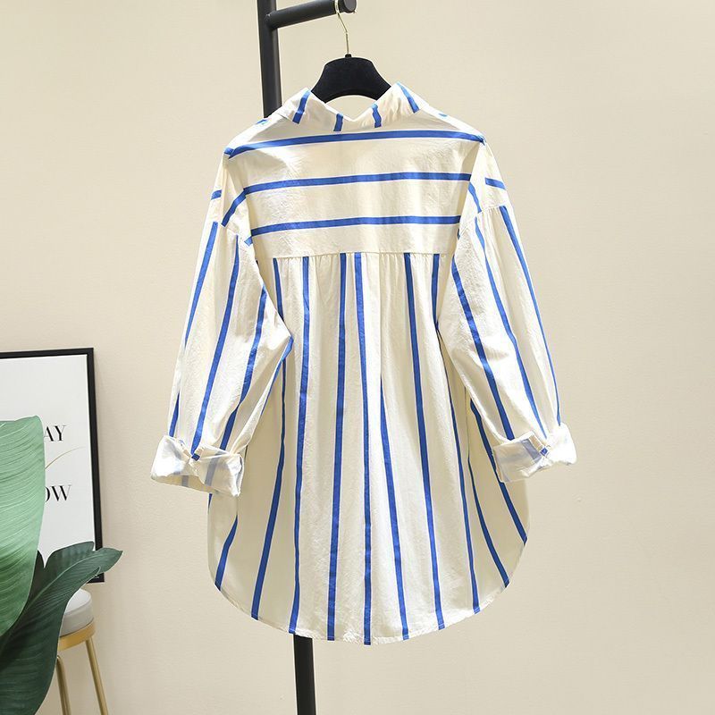 Korean-style Loose Casual Long-sleeve Shirt Sun-protective Top