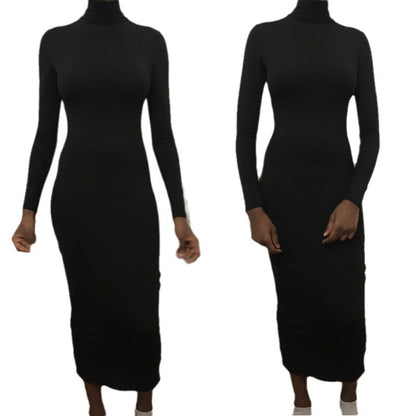 New Long-sleeve High-waisted Sexy Dress